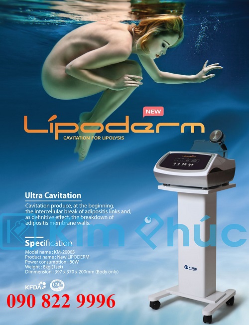 Máy giảm béo Lipoderm Hàn Quốc