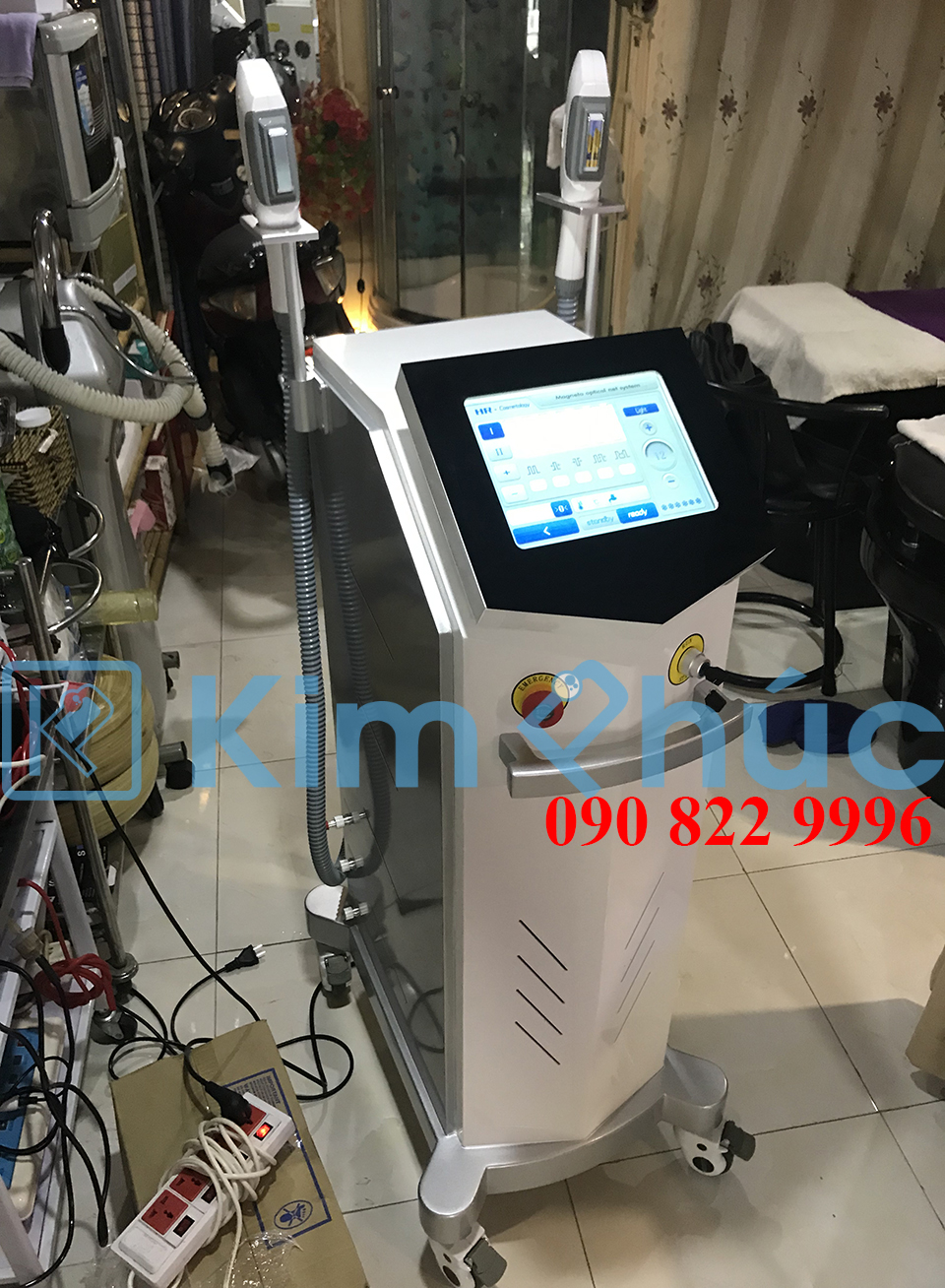 máy triệt lông opt shr 2 tay cầm