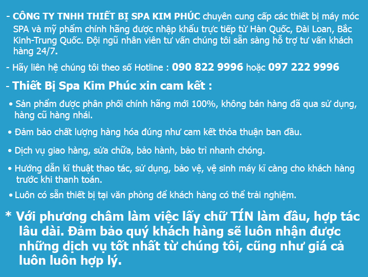 thiết bị spa kim phúc